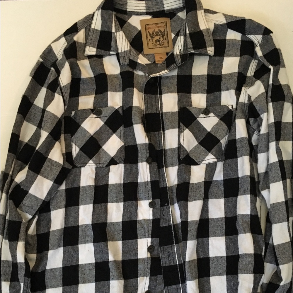 Red Camel XL Plaid Long Sleeve Shirt